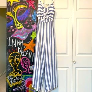 Striped jumpsuit